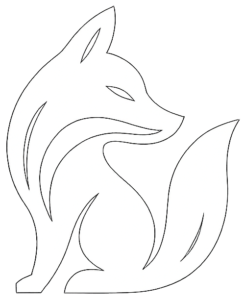 Luckyfox fox logo